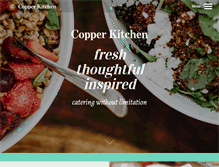Tablet Screenshot of copperkitchenmd.com